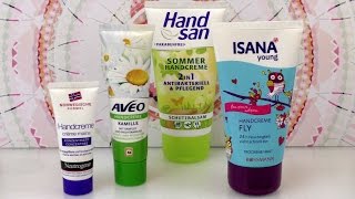 Handcreme test  Handcreme Favoriten im Vergleich  meine Handcreme sammlung [upl. by Ahsap]