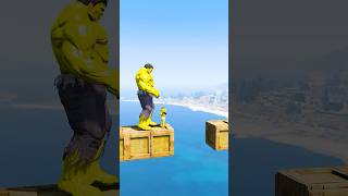 GTA 5 POWER VS SKILL HELP YELLOW HULK VS GREEN MARVEL VENOM 😲 shorts gta5 [upl. by Ikkin965]