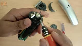 how To Replace A Battery of Hair trimmer DINGLING RF 609  hair trimmer battery replacement 2021 [upl. by Genesa]