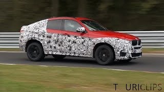 2015 BMW X6M F86 spied testing on the Nürburgring [upl. by Tekcirc]