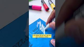 TUTO ASTUCE POSCA  Comment rattraper une mine qui a séché [upl. by Yeta]