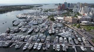 The 42nd Palm Beach Boat Show begins in West Palm Beach [upl. by Nnylecyoj]