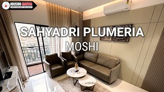 Sahyadri Plumeria  Sahyadri Plumeria sample flat video  2amp3 bhk in Moshi Borhadewadi [upl. by Gnat]