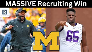 Andrew Babalola Commits To Michigan  Michigan Football Recruiting News [upl. by Curtis338]