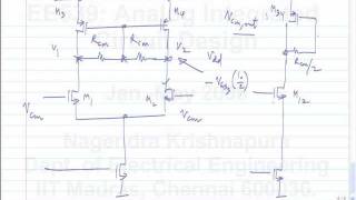 lecture 50 Fully differential opamps common mode feedback [upl. by Tedder]