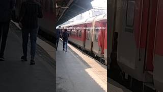 Mail Train Departs trending railway train travel ytviral [upl. by Dnyletak]