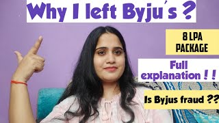 Why I left Byjus  Byjus BDA Job Review Byjus is good for mental health or notbyjus byjus [upl. by Christel]