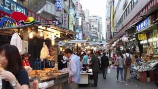 명동 남대문시장 myeongdong namdaemun korea [upl. by Eigroeg]