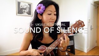 Sound of Silence  Ukulele Fingerpicking Tutorial [upl. by Ezekiel]