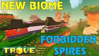 Trove New Amazing New Biome Forbidden Spires – Let’s play Trove PTS 41 [upl. by Lukin]