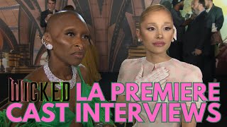 Ariana Grande Cynthia Erivo amp Wicked Cast Interviews Fandom Friendship amp Manifestation [upl. by Innus]