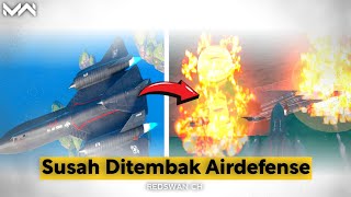 Review SR71D Blackbird Bomber Balap Supersonic  Modern Warships [upl. by Llerrud]