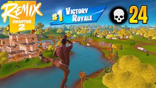 Fortnite Chapter 2 Remix  High Kill Solo Ranked OG Gameplay Keyboard amp Mouse [upl. by Elman]