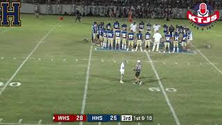 Hobart vs Wynnewood Football 927 [upl. by Aprile171]