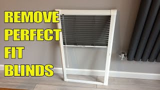 How to remove Perfect Fit Blinds [upl. by Elacim896]