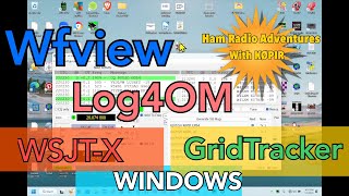 Super DX Combo  Wfview Log4OM WSJTX GridTracker [upl. by Scales225]