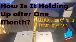 Jaxxon Gold Bonded Jewelry After 1 month of Use [upl. by Eneleoj34]