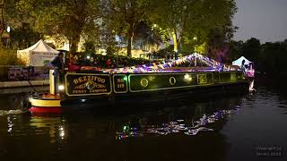 Illuminated Boat Parade Little Venice Maida Vale London 2022  Part 12 [upl. by Uhthna6]