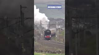 BR BRITANNIA BARKS over Shap Bank The Lakelander 130424 [upl. by Ttenyl]