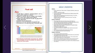 IGCSE Chemistry Revision Nites The Periodic Table [upl. by Lorne]