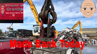 Made BIG MONEY Recycling Scrap Metal Today scraplife [upl. by Eula993]