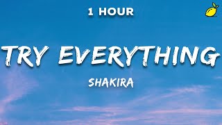 Shakira  Try Everything Lyrics [upl. by Drannel830]