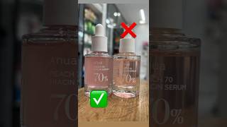 Anua Serum Fake vs Real How to Spot Original Products and Key Differences shorts anua fakevsreal [upl. by Bigod]