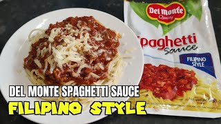 Best Filipino Style Spaghetti Sauce  Del Monte  Filipino Grocery Shopping [upl. by Eeniffar60]