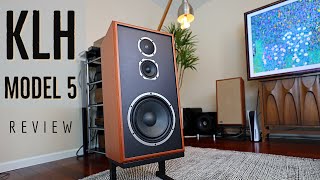 KLH Model 5 Speaker Review  Vintage Meets Modern [upl. by Reeves]