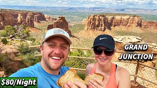 Cheapster Travels GRAND JUNCTION COLORADO Colorado National Monument KOA [upl. by Aivekal]