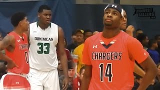 Diamond Stone vs Malik Newman TOP Seniors Face Off at ESPN Geico Showcase [upl. by Nonez676]