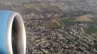 Uzbekistan Airways take off Tashkent airport [upl. by Ayanal427]