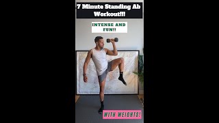 Weighted Standing Ab Workout [upl. by Annawd267]