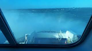 Onboard Stena Nordica en route Holyhead to Dublin during Storm Erik 9th Feb 2019 ii [upl. by Namie]