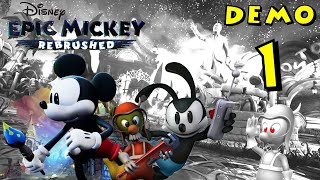 Epic Mickey Rebrushed DEMO  Part 1  Wiedergepinselt  Lets Play [upl. by Einahpetse]