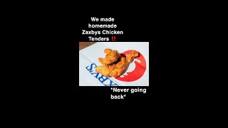 WE MADE ZAXBYS CHICKEN TENDERS AT HOME NEVER GOIN BACK [upl. by Llertnek356]