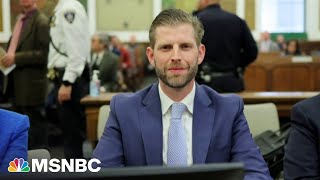 A bit of a doofus Eric Trump is unusually ignorant amp unsophisticated Tim OBrien says [upl. by Enelyk860]