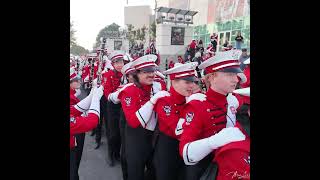 NC State Marching Band  Trumpets amp Saxes having fun before Football Game 10122024 [upl. by Aerb220]