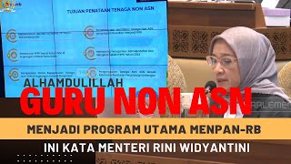 Alhamdulillah Guru Non ASN Menjadi Program 100 Hari Menteri Baru Prabowo  Menpan RB [upl. by Asilav]