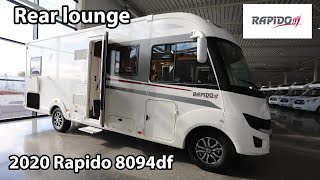 Rapido 8094dF 2020 Motorhome 749 m [upl. by Rasia]