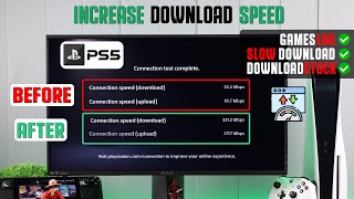 How To Increase Download Speed on PS5 Install Games Faster [upl. by Ellehcrad270]