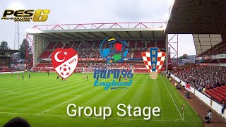 UEFA Euro 96 Group Stage Group D Matchday 1 Turkey vs Croatia [upl. by Beale646]