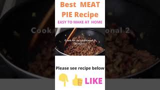 Best MEAT PIE Recipe Meatpie Recipe Shorts [upl. by Ruthanne]