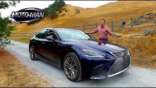 2018 Lexus LS 500h Multi Stage Hybrid HEV FIRST DRIVE REVIEW 3 of 3 [upl. by Nerty]