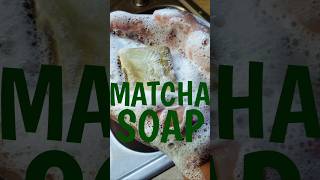 MATCHA GREEN TEA SOAP YES PLANT SOAPS LATHER soapmaking naturalsoap coldprocessedsoap lather [upl. by Einiffit]