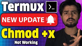 Termux Chmod Command Not Working  Termux New update [upl. by Almira]