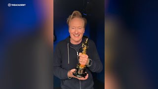 Conan OBrien tapped to host 97th Annual Oscars [upl. by Atteragram]