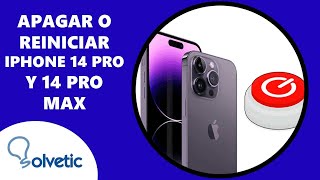 🔴 Cómo Apagar o Reiniciar iPhone 14 Pro y iPhone 14 Pro Max ✔️ Cómo usar iPhone 14 Pro [upl. by Notsej]