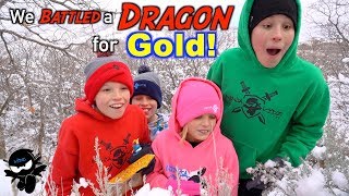 We Battled a Dragon Search for Treasure X Dragons Gold [upl. by Mont341]