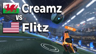 Creamz vs Flitz  1v1 Rocket League Showmatch [upl. by Anyg334]